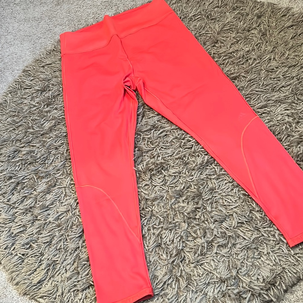 Adidas Originals Women's Ivy park Real Coral Rib Panel leggings, Size L